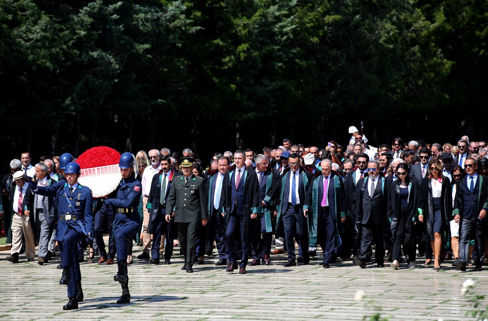 Ankara Barosu'ndan Anıtkabir'e ziyaret - 1