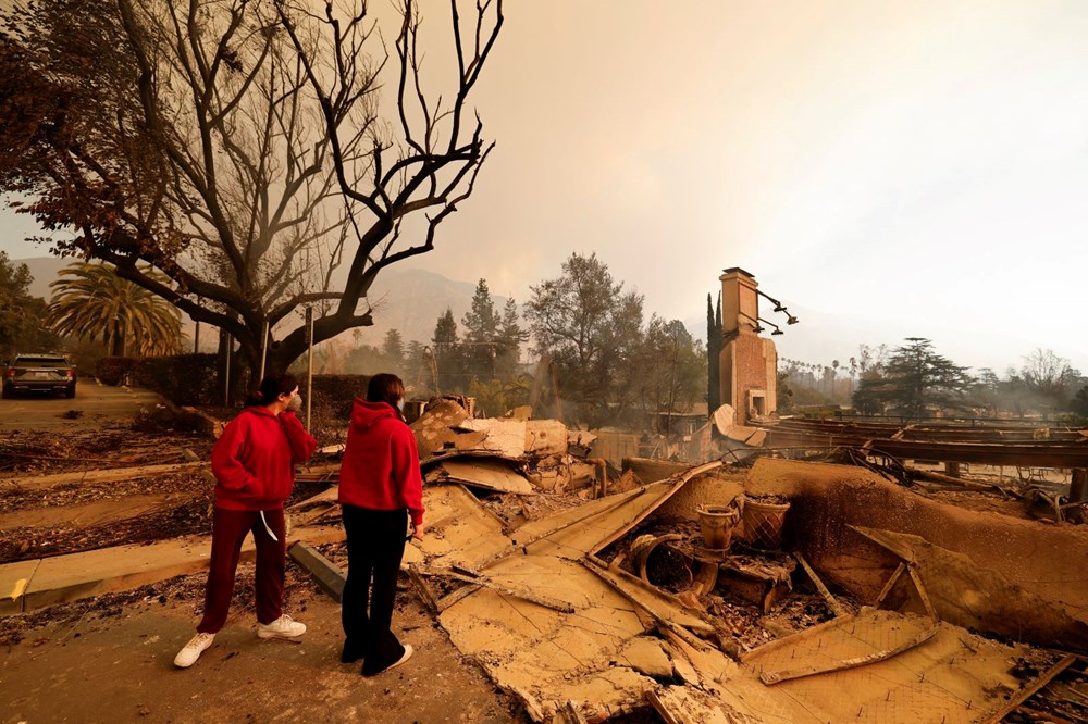 Los Angeles ateş çemberinde: Felaketin boyutu uydu fotoğraflarında - 9