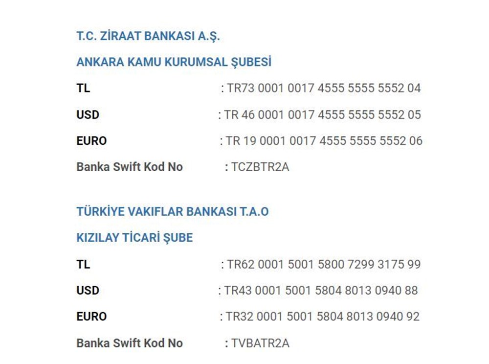 AFAD Deprem Bağışları için hesap bilgilerini paylaştı: AFAD deprem yardımı nasıl, nereden yapılır? - 9