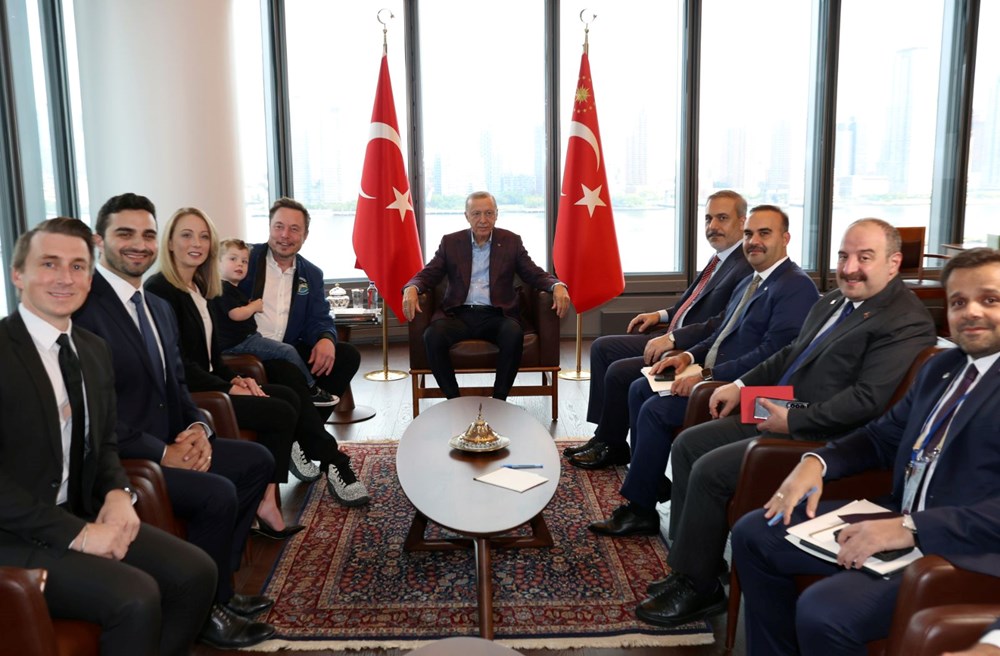 Cumhurbaşkanı Erdoğan, Türkevi'nde Elon Musk ile görüştü - 4