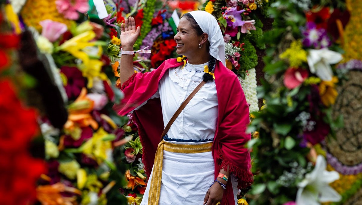 Kolombiya'daki Medellin Çiçek Festivali Kolombiya'daki Medellin Çiçek Festivali