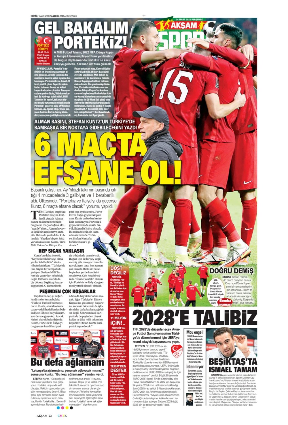 Günün spor manşetleri (24 Mart 2022) - 3