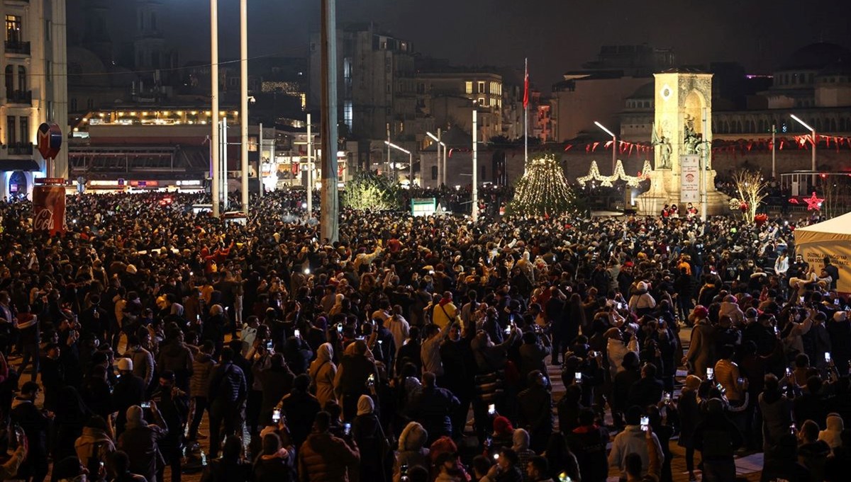 Türkiye yeni yılı böyle kutladı