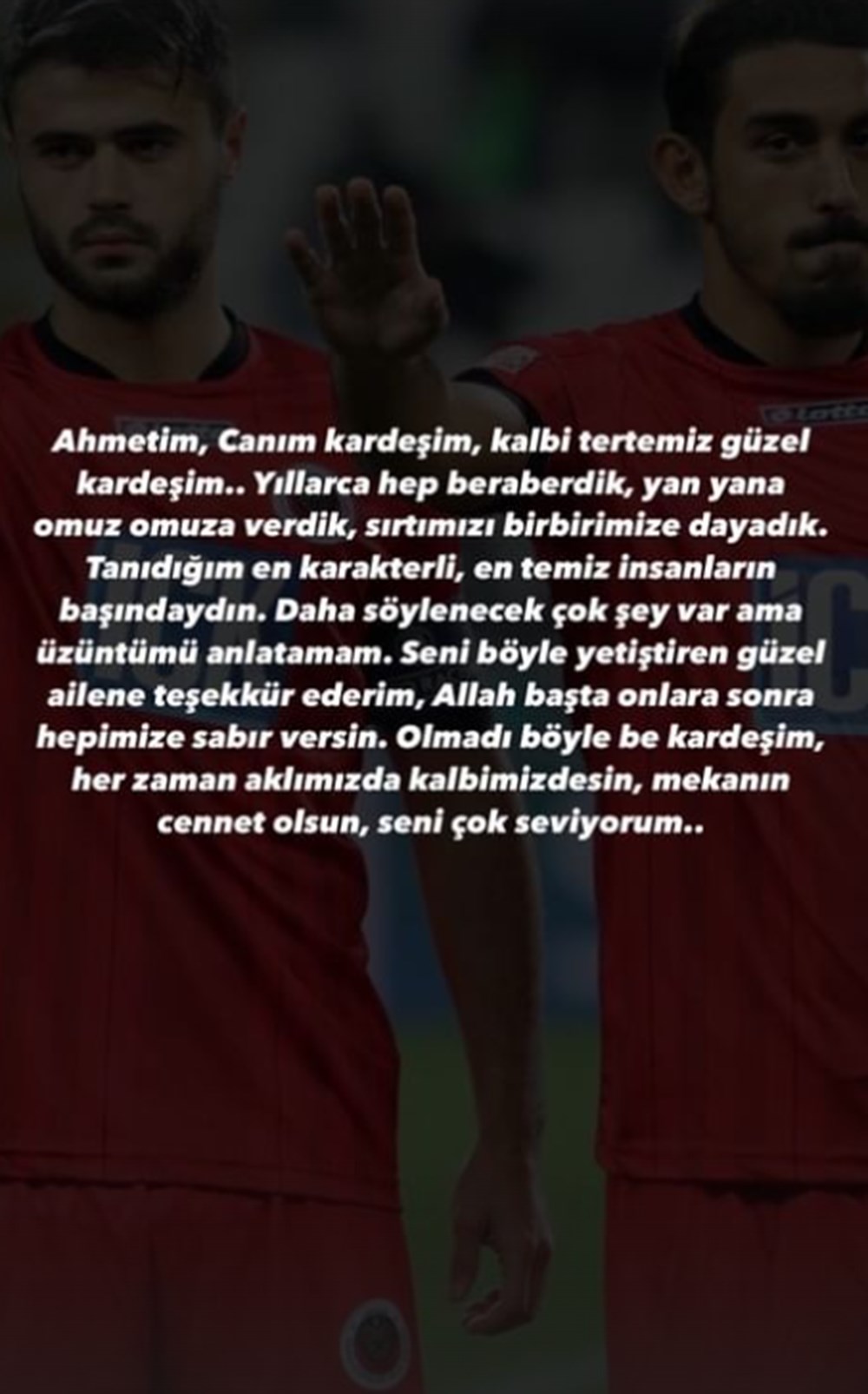 Futbolcu Ahmet Çalık'ın ardından veda mesajları: Yüreğimiz parçalandı - 3