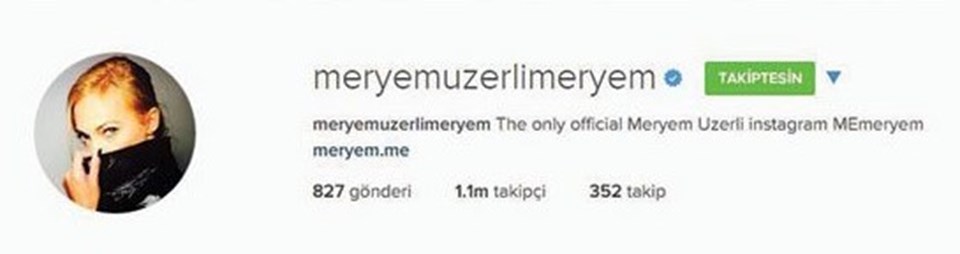 Instagram Arda Turan ve Meryem Uzerli'yi seçti (Mavi tık onayı) - 1