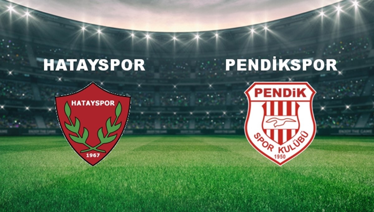 Hatayspor - Pendikspor Maçı Ne Zaman? Hatayspor - Pendikspor Maçı Hangi Kanalda Canlı Yayınlanacak?