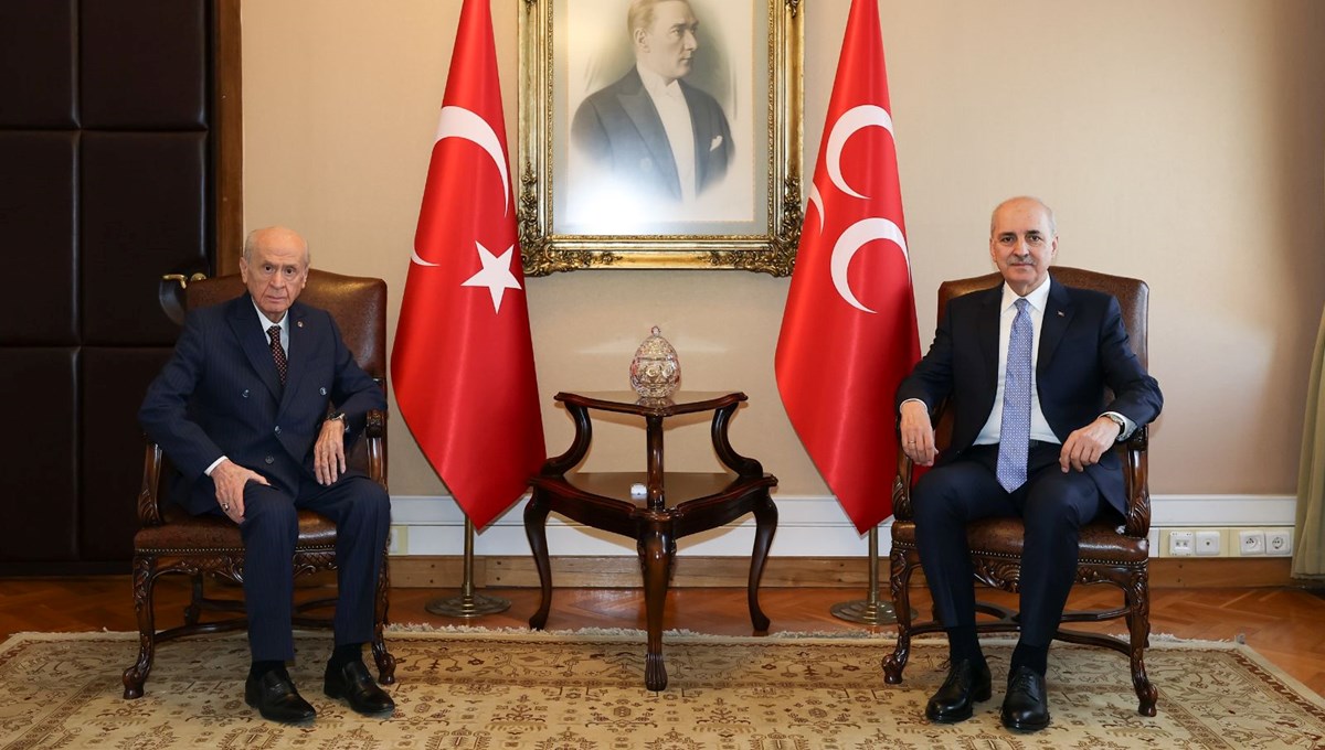 Bahçeli, Kurtulmuş'la görüştü