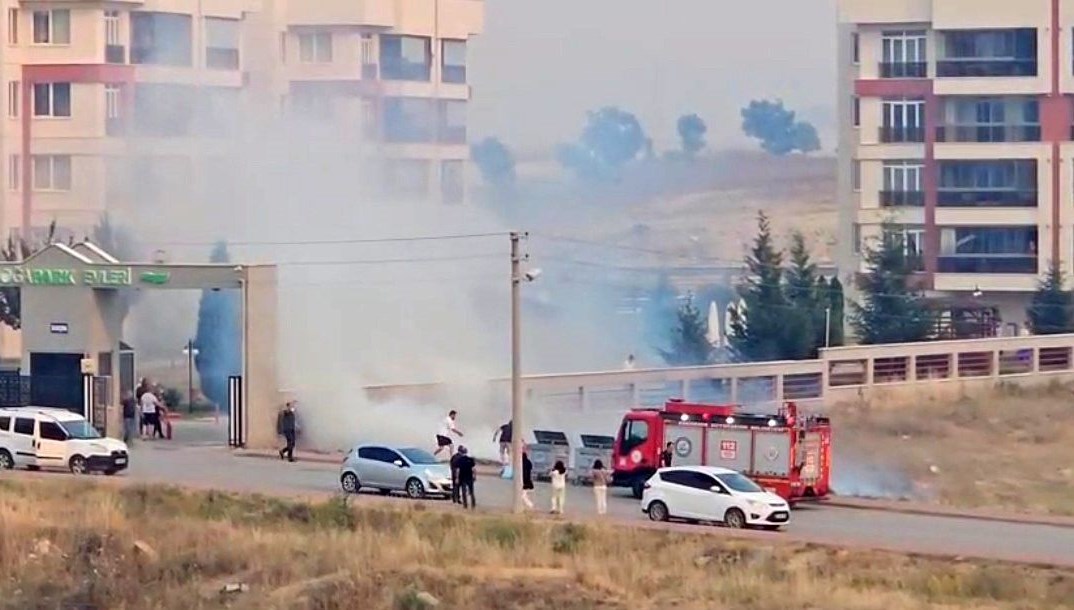 Sigara izmariti yangına neden oldu