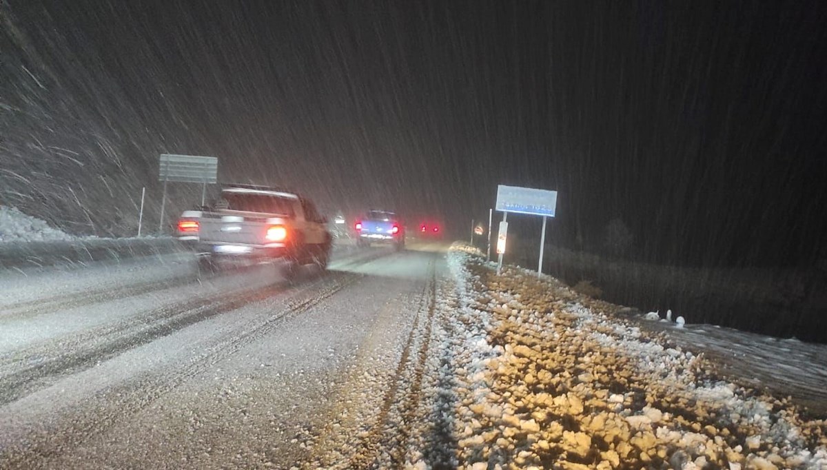 Konya - Antalya kara yolunda ulaşıma 