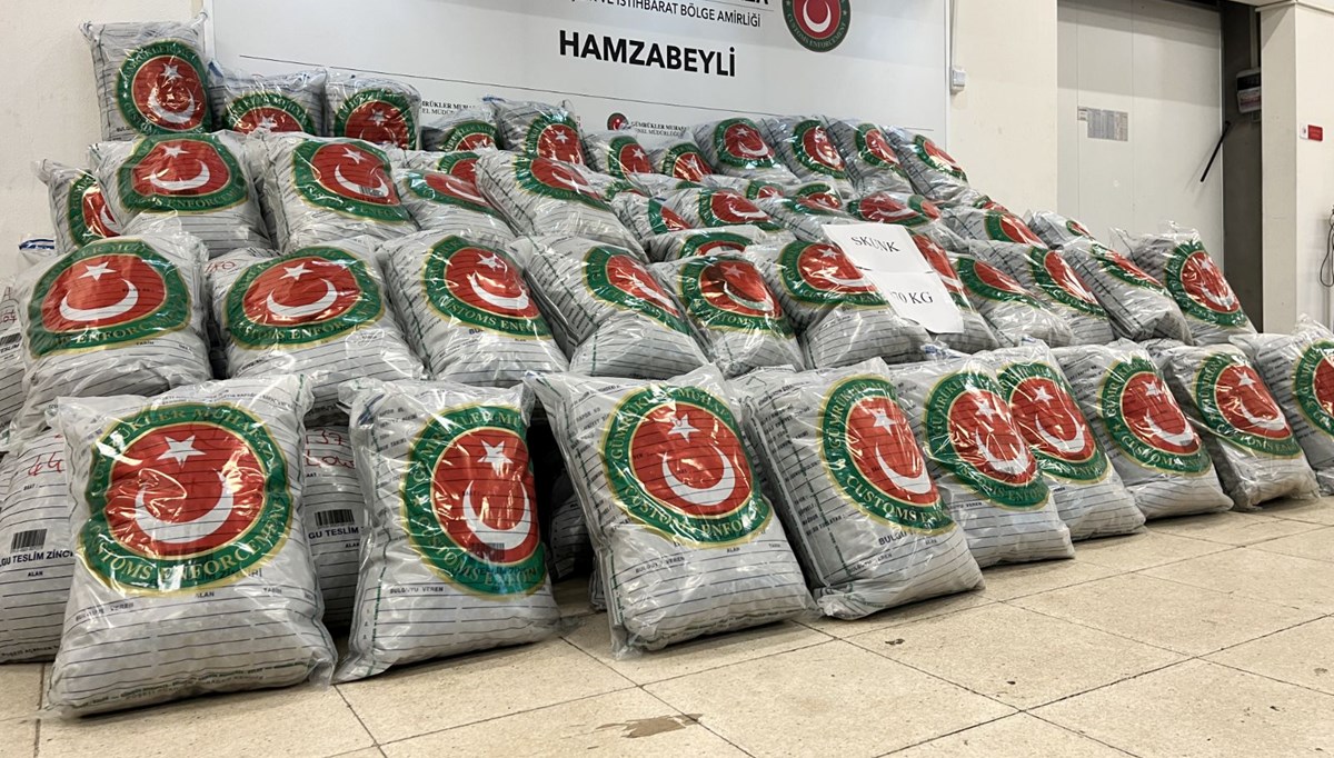 Sınırdaki TIR'dan 870 kilogram uyuşturucu çıktı