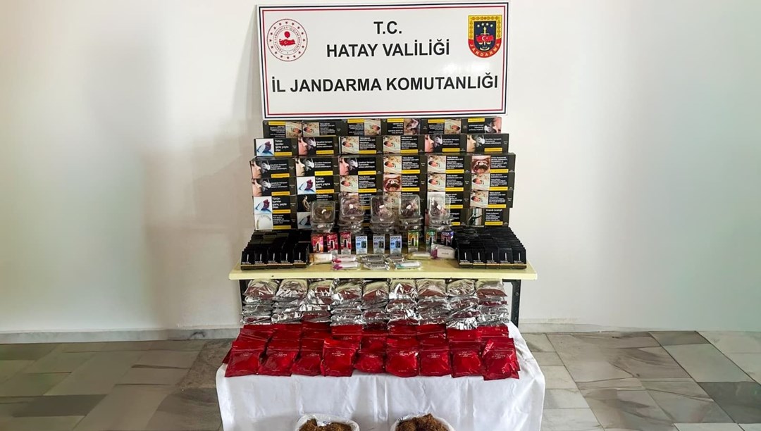 Hatay'da kaçak tütün operasyonu