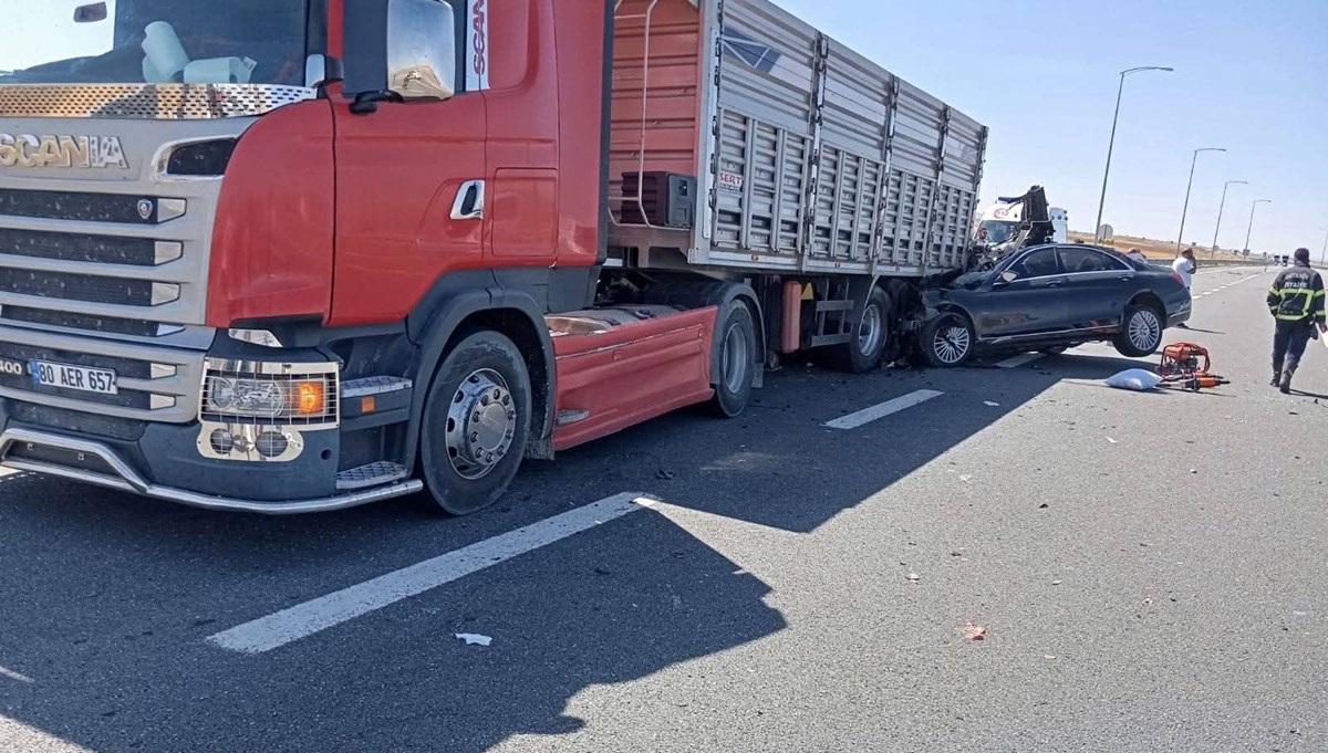 Aksaray'da feci kaza: 2 ölü, 1 yaralı