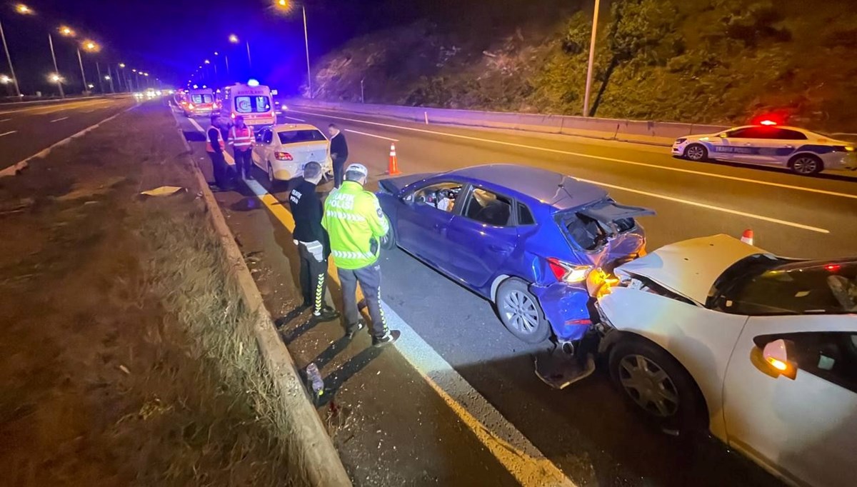 Bolu Dağı Tüneli viyadüklerinde zincirleme kaza: 6 kişi yaralandı