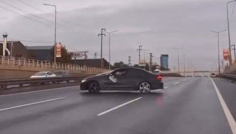 Düğün konvoyunda drift pahalıya patladı