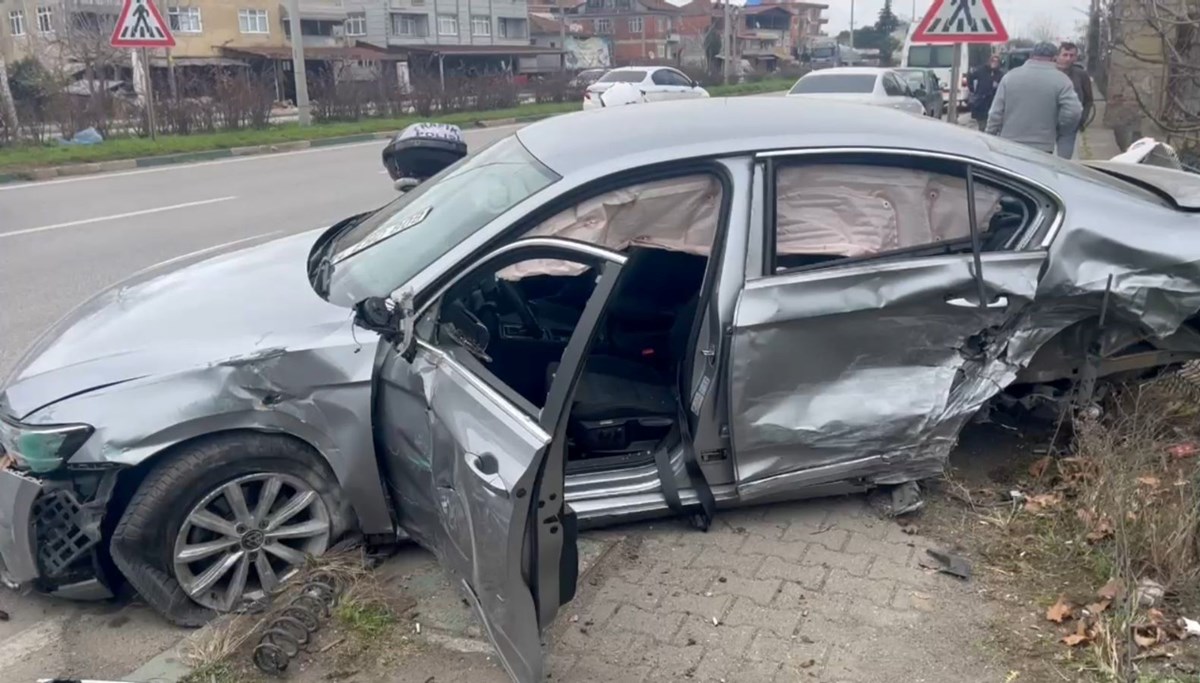 Samsun'da trafik kazası: 3 yaralı