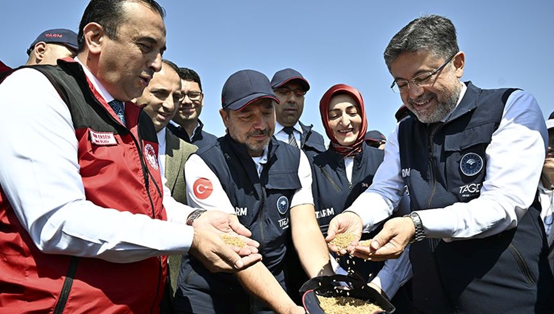 Bakan Yumaklı yerli ve milli buğday çeşitlerinin hasadına katıldı