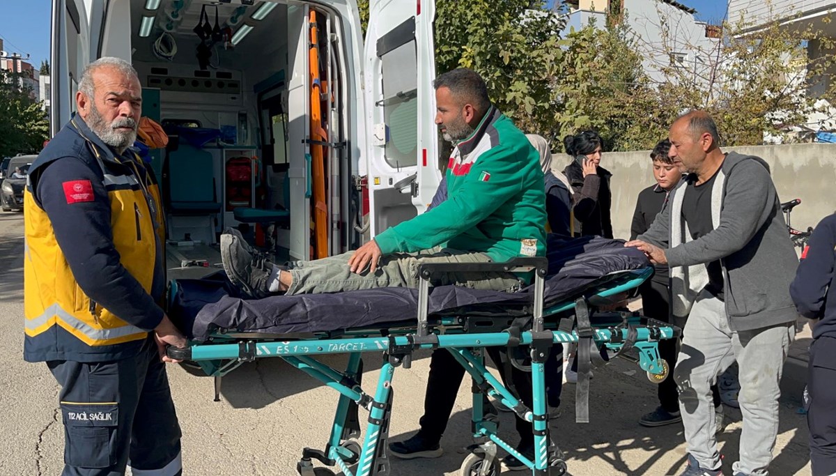 Devrilen elektrikli bisiklet sürücü yaralandı Devrilen elektrikli bisiklet sürücü yaralandı