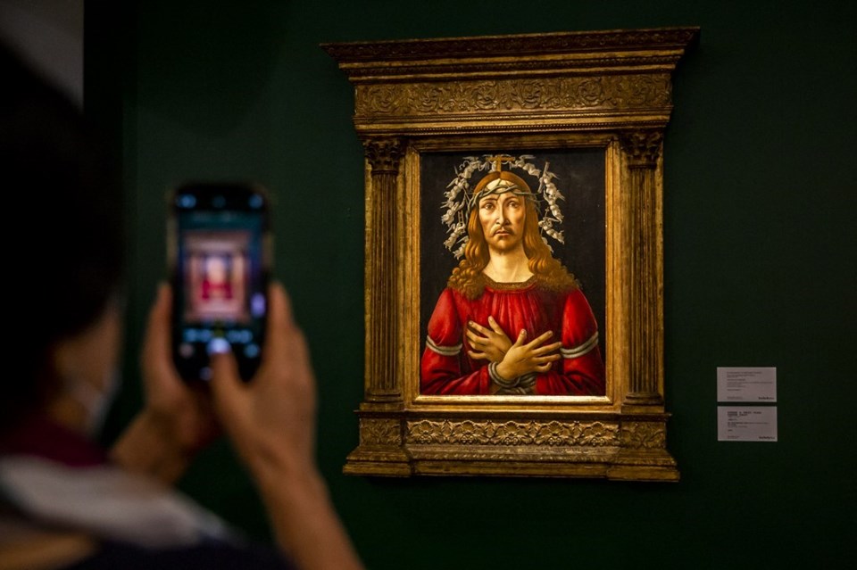 Sandro Botticelli tablosu 40 milyon euro'ya açık artırmaya çıkıyor - 1