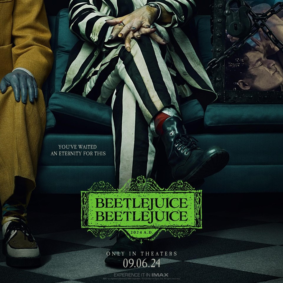 Tim Burton imzalı "Beetlejuice Beetlejuice" filminden yeni afiş - 1