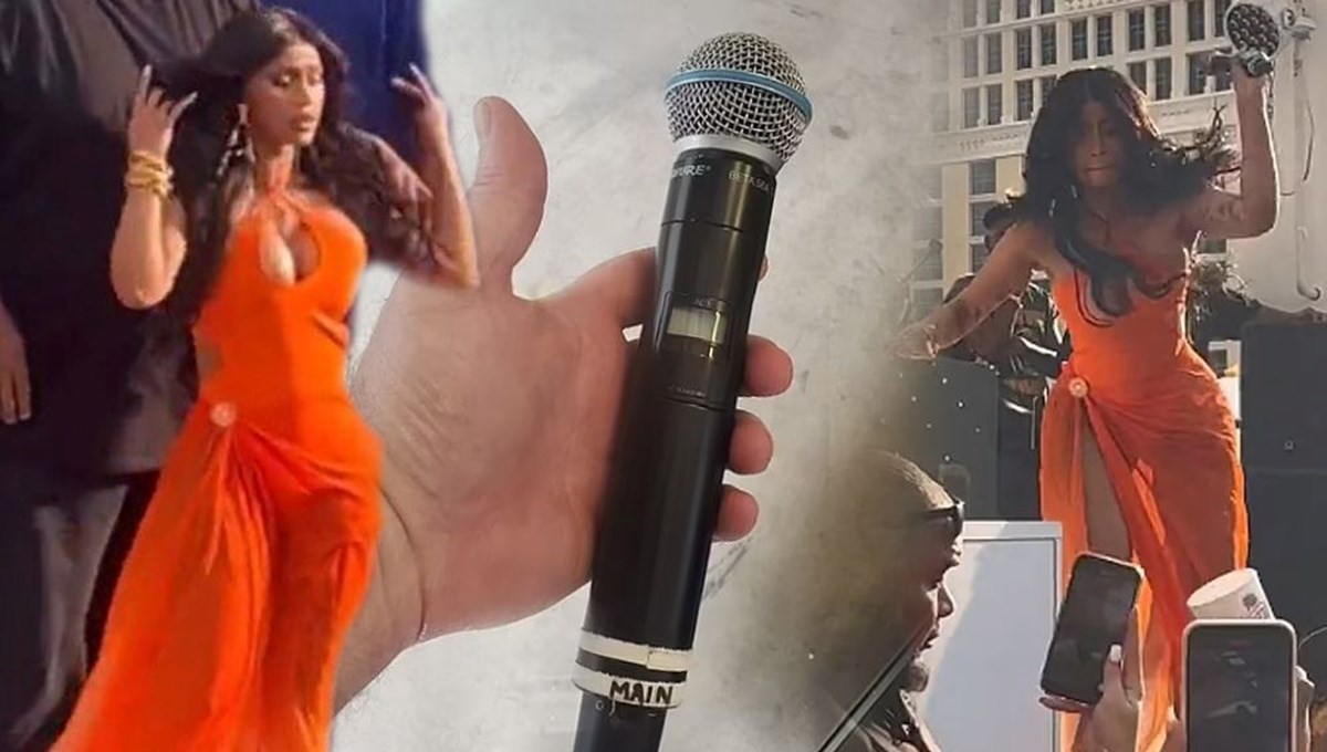 Cardi B'nin fırlattığı mikrofon açık artırmada: 100 bin dolara alıcı buldu Cardi B'nin fırlattığı mikrofon açık artırmada: 100 bin dolara alıcı buldu