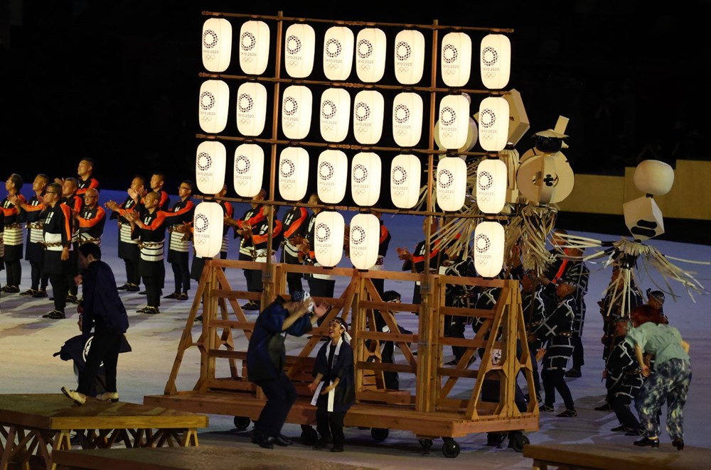 2020 Tokyo Olimpiyatları görkemli açılış töreniyle başladı - 43