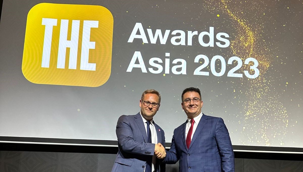 THE Awards Asia 2023’te İzmir Yüksek Teknoloji Enstitüsü ve Rektör Prof. Dr. Yusuf Baran'a ödül