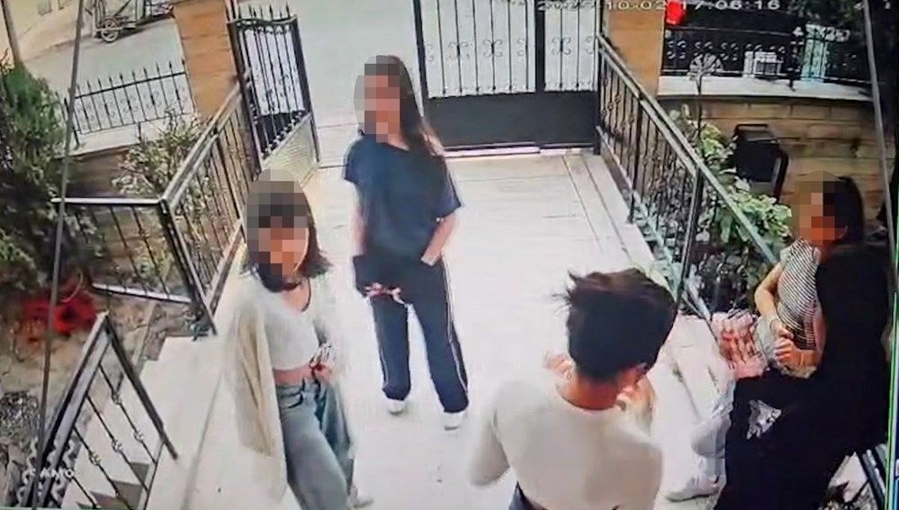 Konya'da akran zorbalığı kamerada