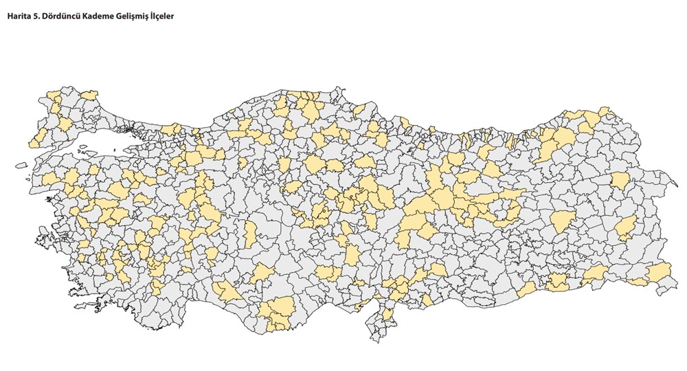 '100 il, 1000 ilçe' önerisiyle gündeme geldi:  973 ilçenin sosyo-ekonomik sıralaması - 22