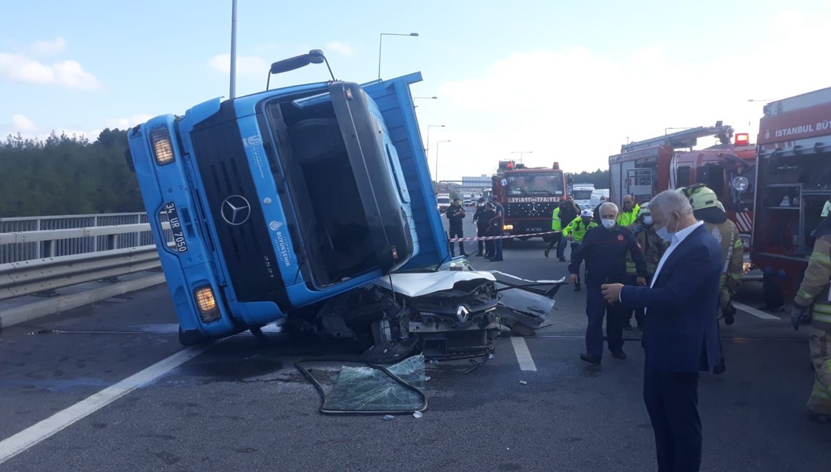 Kuzey Marmara Otoyolu'nda feci kaza