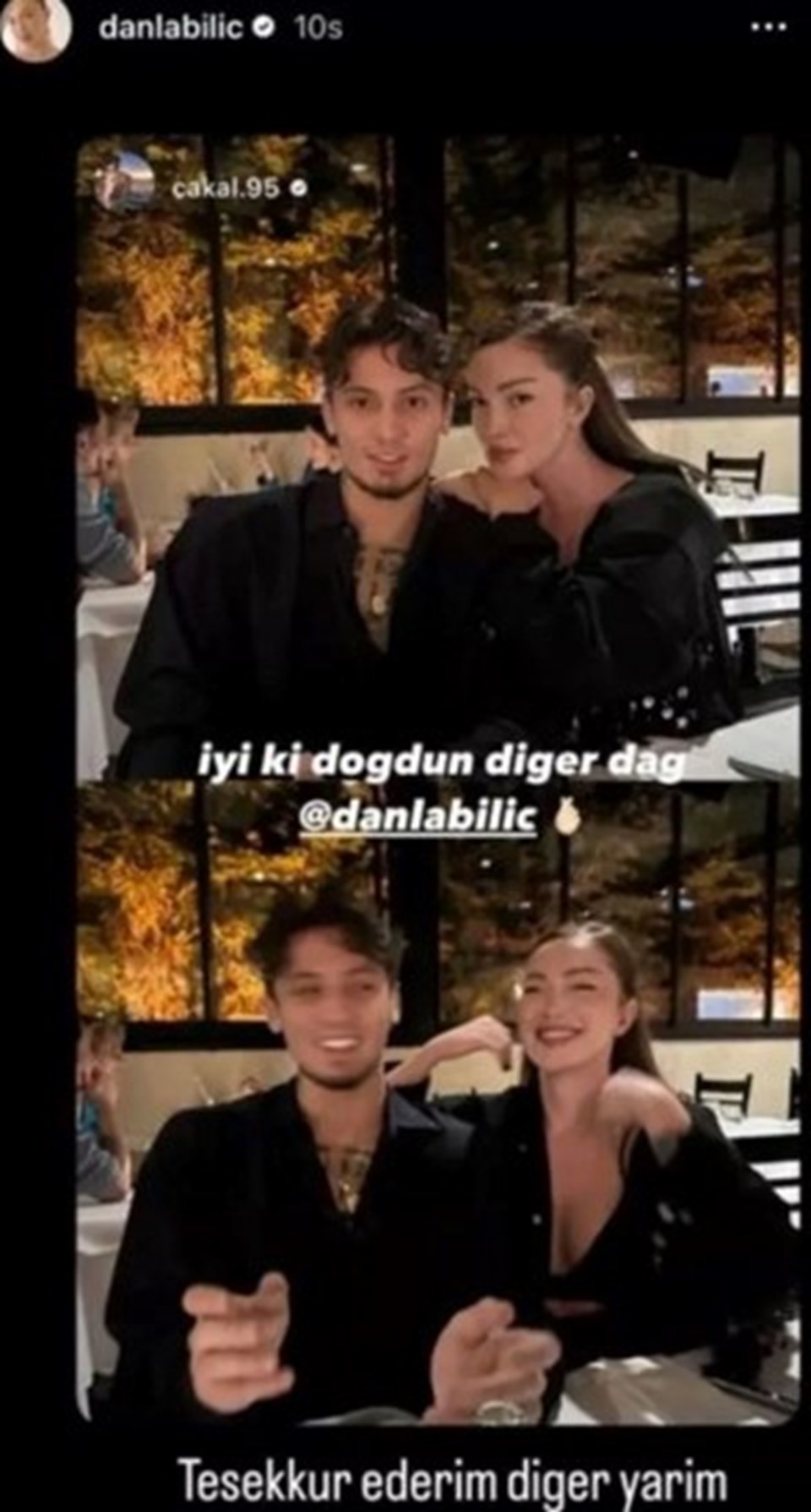 Danla Bilic ile Emirhan Çakal'dan mutluluk pozu - 1