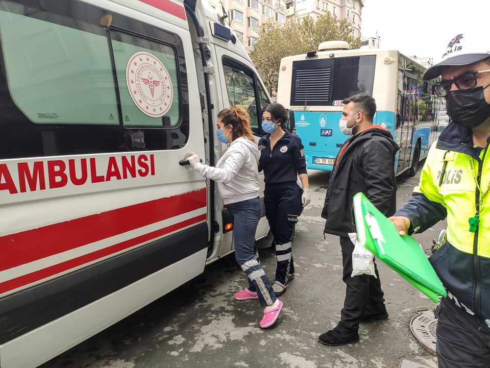 Karantinada olması gereken şoför Beyoğlu'nda yolcu taşırken yakalandı - 2