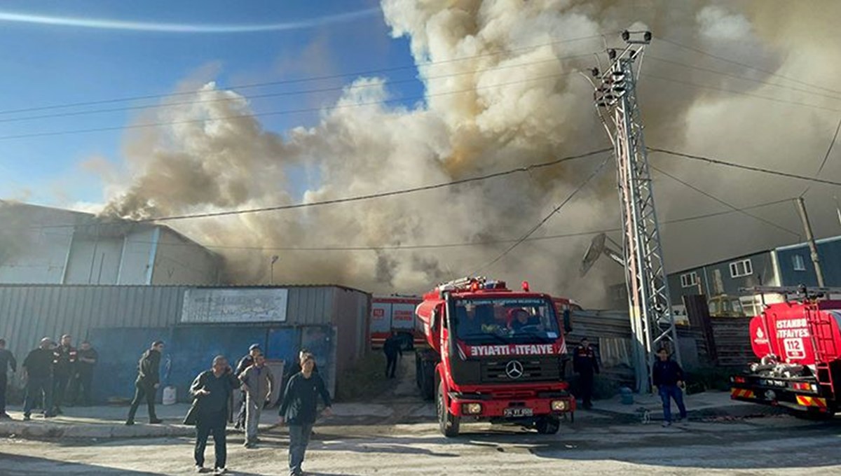 Sakarya'da 2 ev ile depo yandı