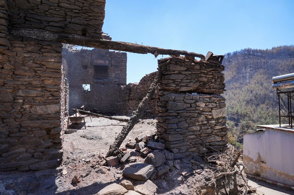 Yangın hayalet köye çevirdi - 5