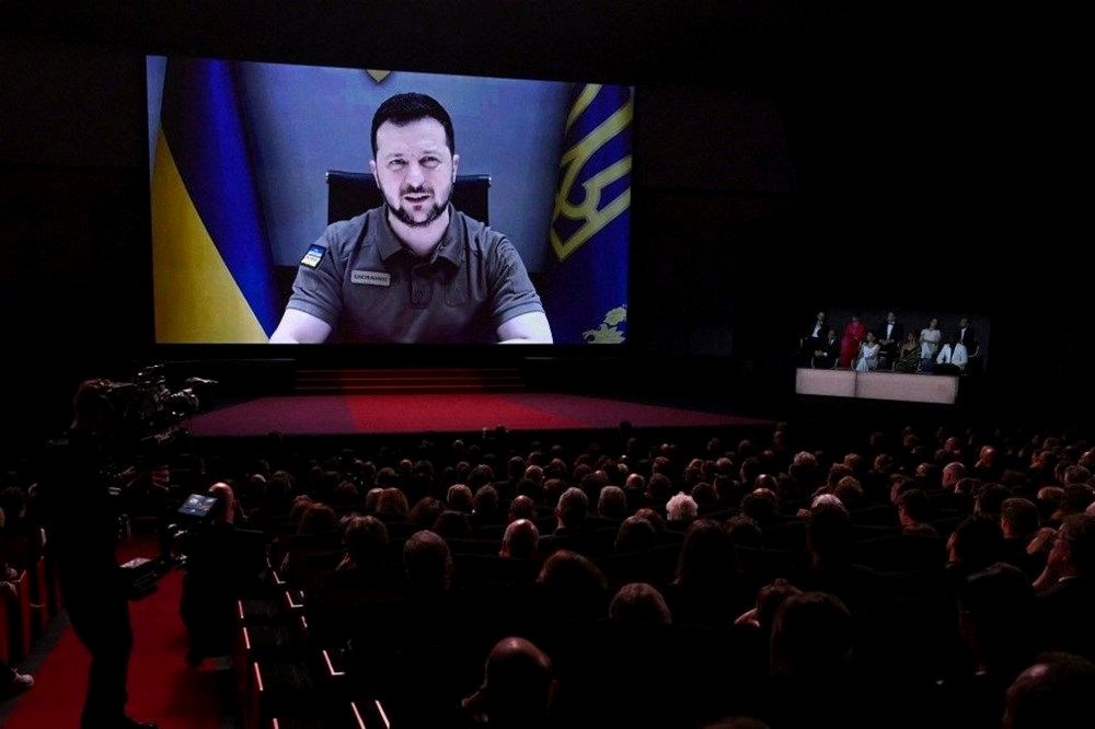Ukraynalı sinemacılardan 75. Cannes Film Festivali'nde Rusya protestosu - 8