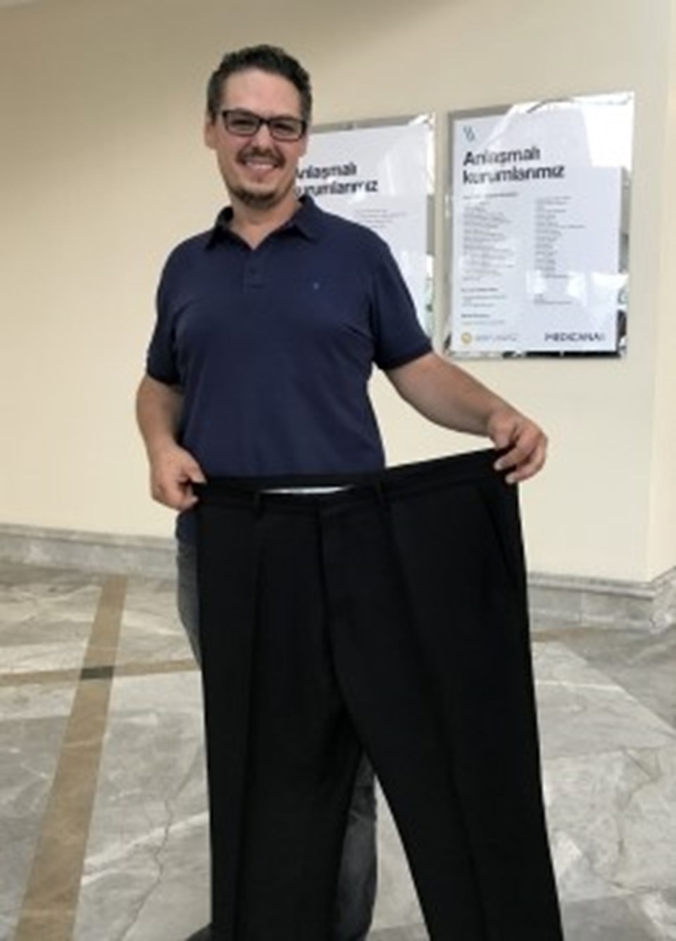 Obezite ameliyatı ile doktor arkadaşını 37 kilo zayıflattı - 1