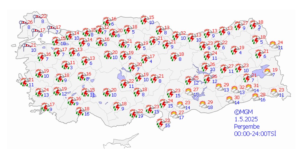 Meteorolojiden ikaz üzerine ihtar: Poyraz üşütecek, sağanağa dikkat! 77 OE9ZOM 8MUK8P SLHI7Cmw