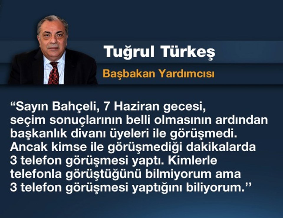 Tuğrul Türkeş: Bahçeli seçim gecesi 3 telefon görüşmesi yaptı - 1