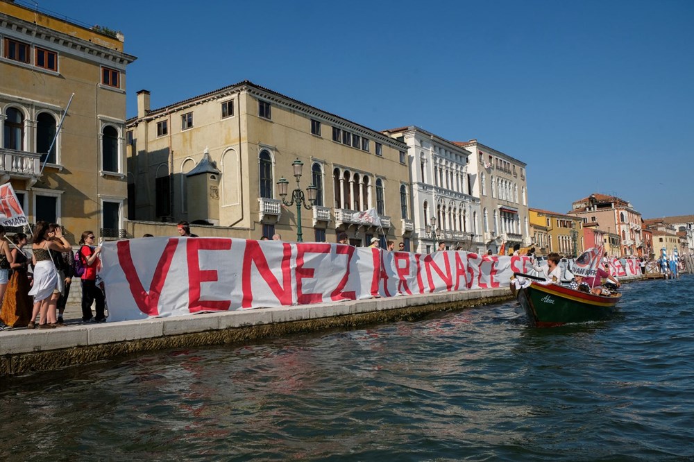 Venedik'te "turist istemiyoruz" protestosu - 7