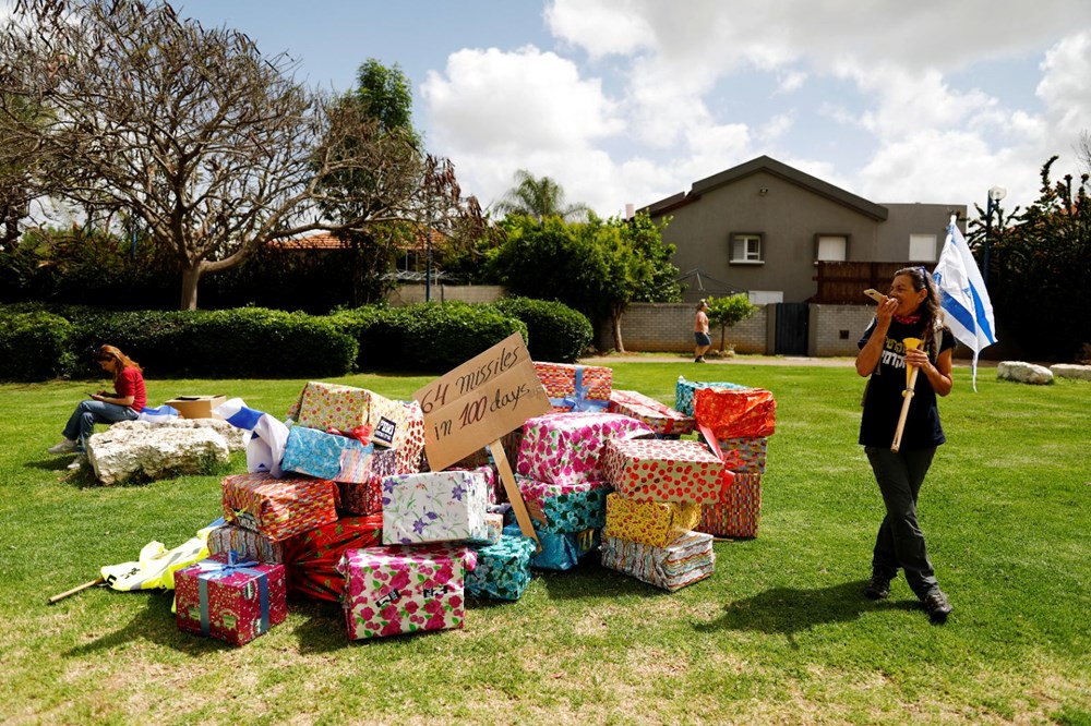 İsrail'de yargı paketi protestoları 16. haftasında - 6
