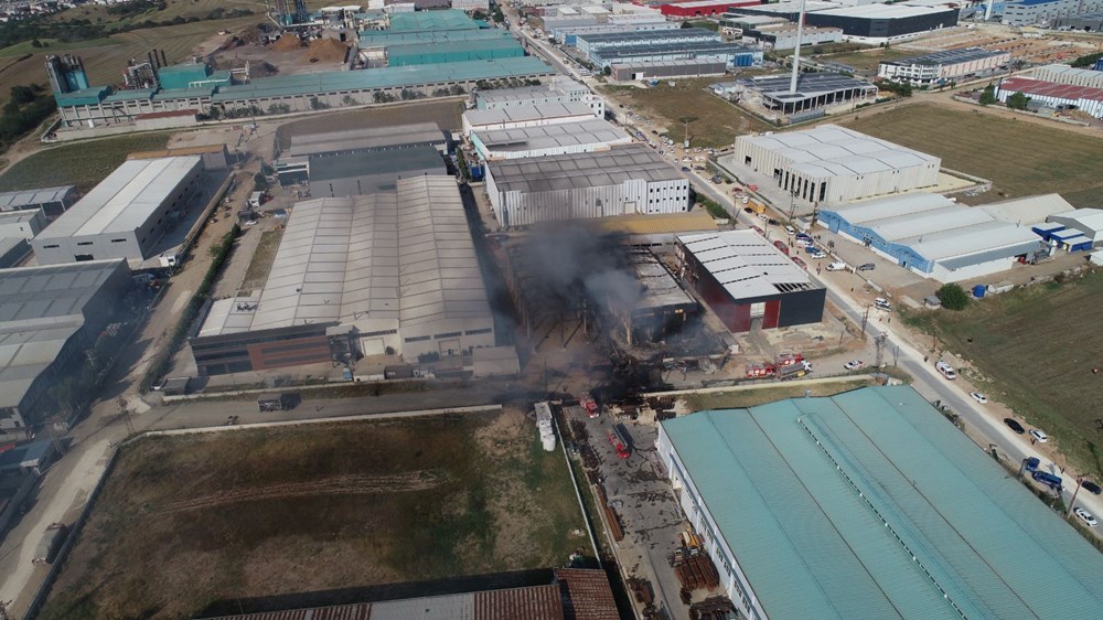 Tekirdağ’da kimya fabrikasında yangın - 6