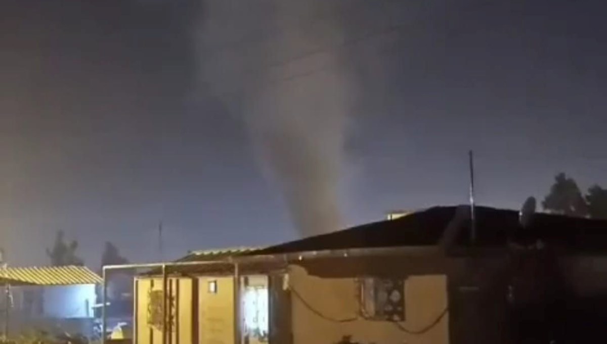 Antakya'da doğal gaz boru hattından gaz sızıntısı