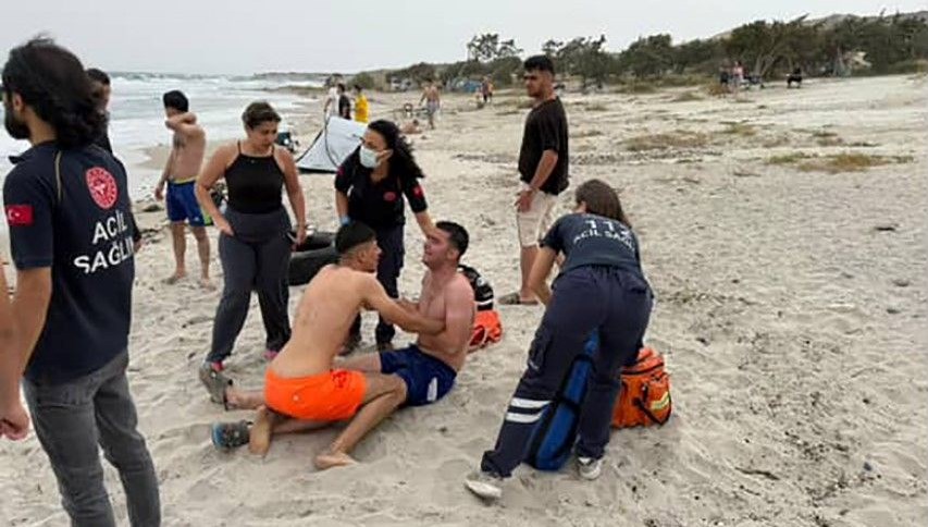 İzmir’de denize giren genç boğuldu