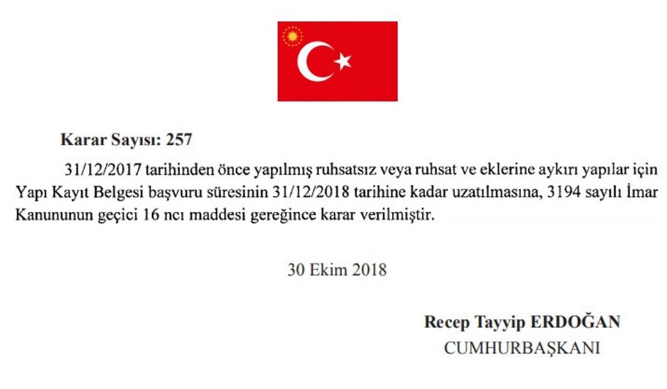 İmar barışında başvuru süresi 31 Aralık'a uzatıldı - 1