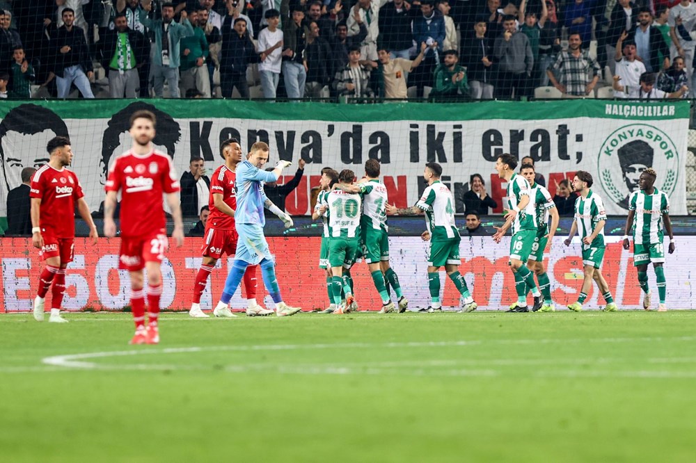 Beşiktaş'ın Konya Kabusu: 9 Kişiye Rağmen Şok Yenilgi! 73