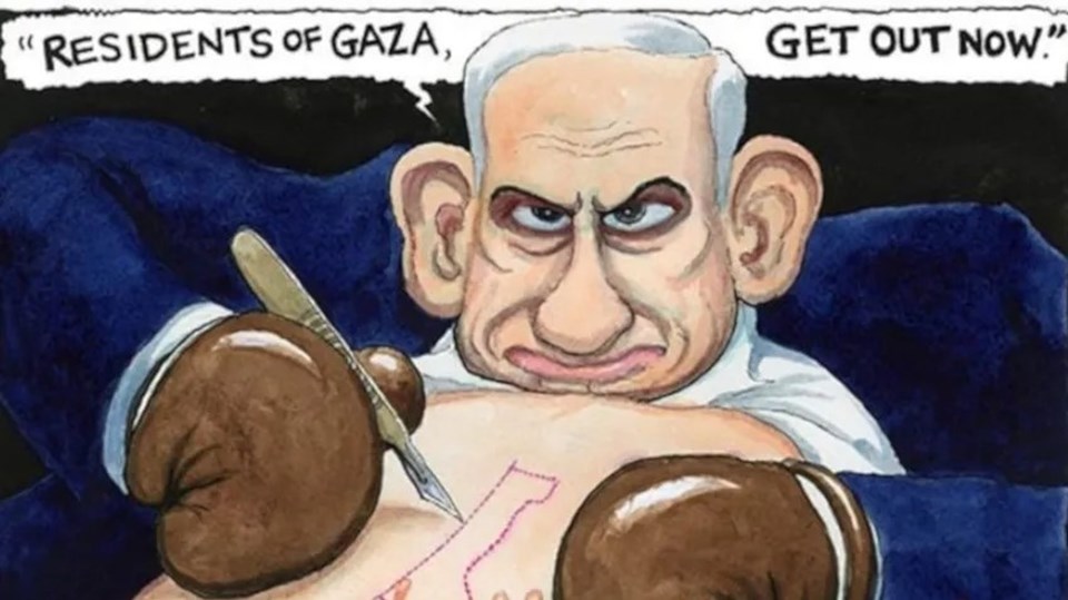 The Guardian, Netanyahu çizimi nedeniyle 40 yıllık karikatüristini kovdu - 1