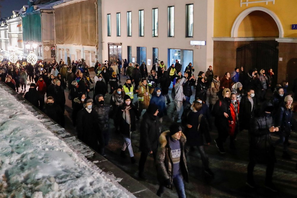 Navalnıy gösterilerinde 11 bin kişi gözaltına alındı - 2