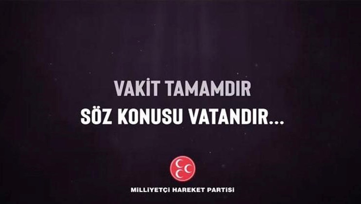 MHP’den “vakit tamamdır” mesajı