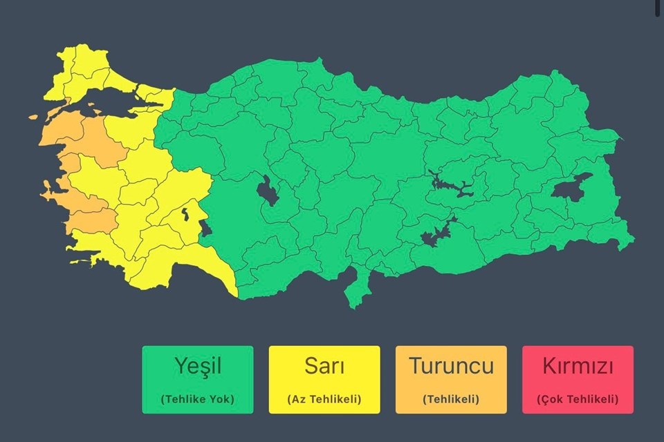 Meteorolojiden turuncu kodlu sel uyarısı - 1