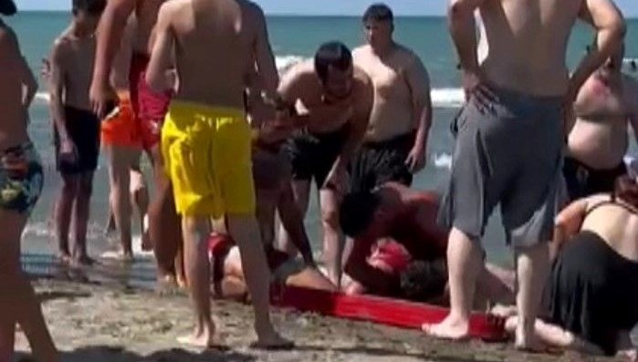 Samsun'da denizde boğulma tehlikesi