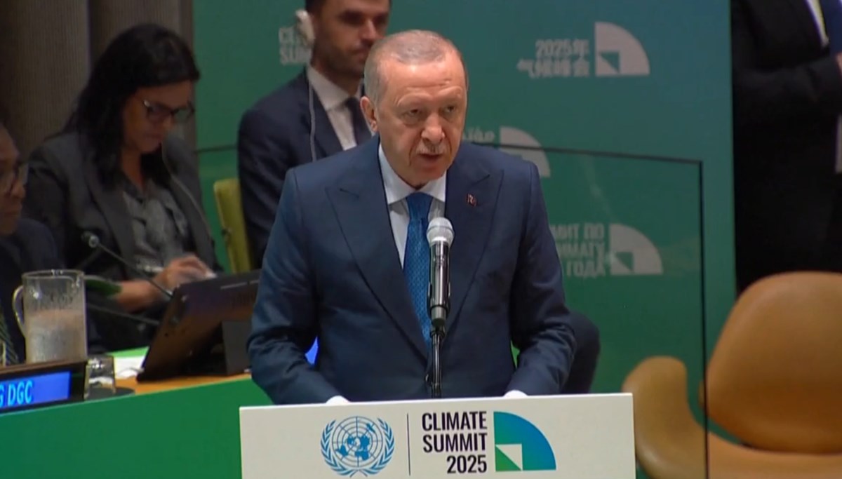 Erdoğan, BM İklim Zirvesi'nde konuştu